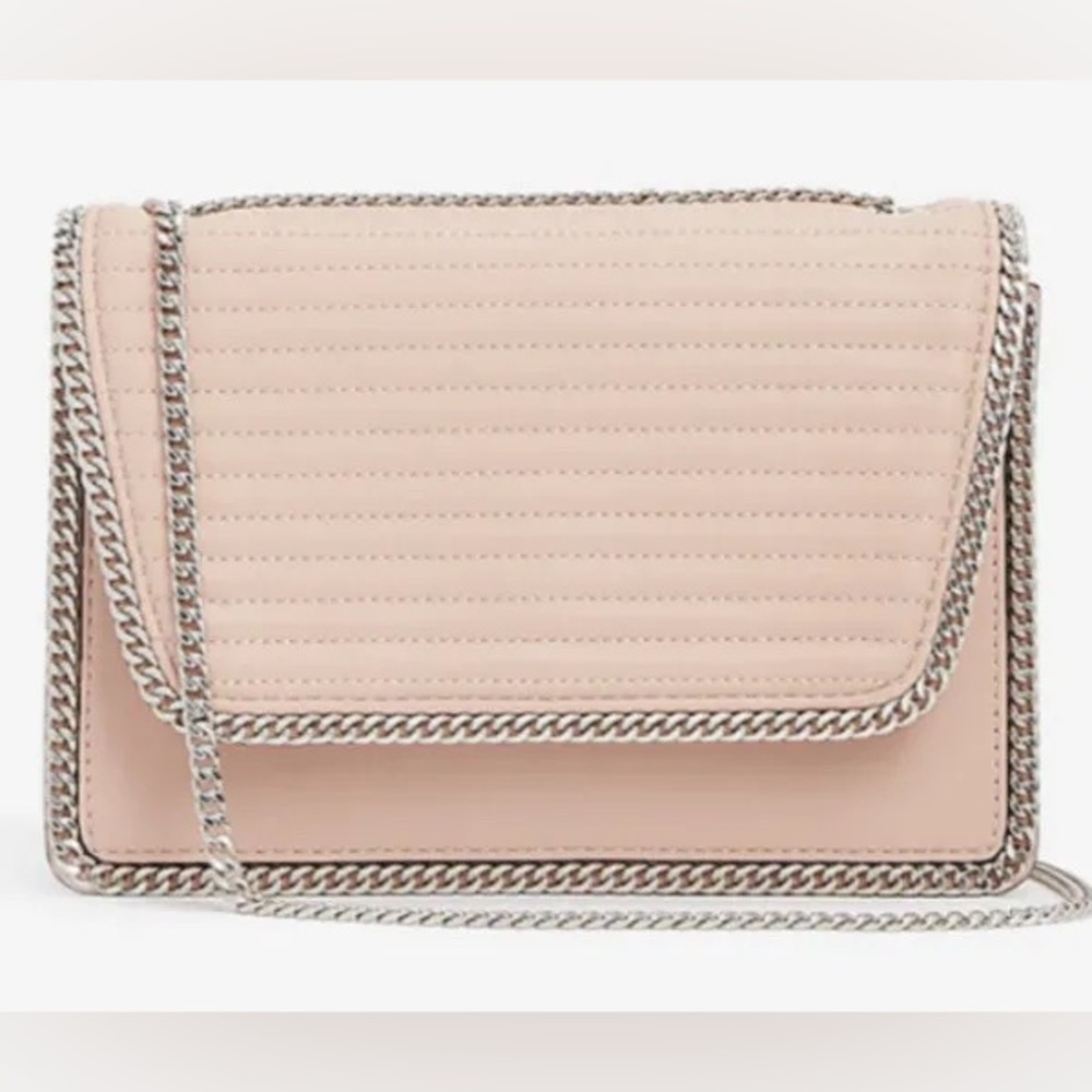 EXPRESS Blush Pink Chain Purse
